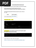 Oracle Patching