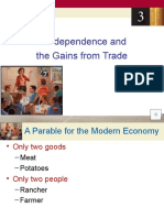 Chapter 3 - Interdependence and The Gains From Trade