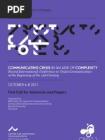 Corp Communication Crisis Conference