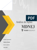 Relatório Moura (MDNE3) - Ticker Research