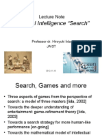 Artificial Intelligence "Search": Lecture Note