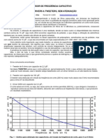 Divisor de freqüência capacitivo para drivers e tweeters