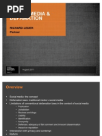 Download Social media and defamation by Melbourne Press Club SN62560087 doc pdf