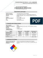 6.1. Concentrado de Zinc (8-9,5% Humedad) - Antami