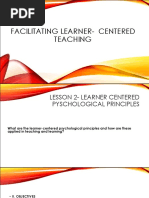 Facilitating LEarner Centered TEaching