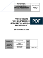 P-CC338-SE-003 Procedimiento Uso e Inspeccion de Herramientas Manuales Rev.0