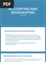 Accounting and Bookkeeping