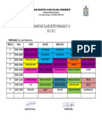 Horario Sexto A