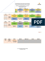 Horario de clases Contador Público y Auditor CUNOR 2023