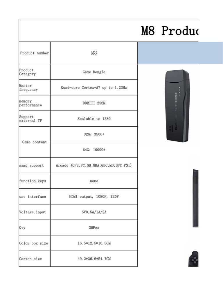 M8 Product | PDF, image size:768x1024