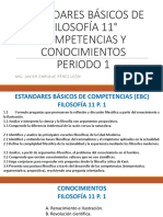 Estandares Básicos de Filosofía 11°