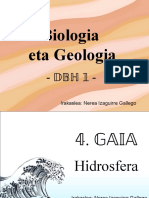 GAIA Hidrosfera DBH1 Bio Geo