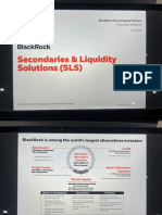 BlackRock - Secondaries and Liquidity Solutions