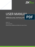 ZKBioSecurity V5000 - 3.0.0 3rd Party API User Manual V1.4 - 20200810