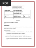 Grupo N°6 - Experimentos Inorgánicos y Organicos