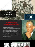 Los presidentes del Frente Nacional de Colombia entre 1958 y 1974