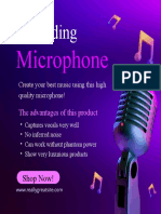 Purple Modern Recording Microphone Instagram Post