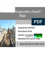 Obra Pública Redes de Agua Potable y Cloacas