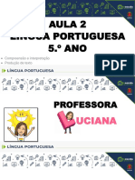 Língua Portuguesa 5ano Aula02