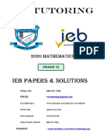 IEB-NCS Mathematics Solutions