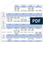 Y4 Schedule