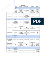 Y5 Schedule