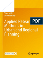 Li Y. Applied Research Methods in Urban and Regional Planning 2022
