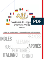 Programa de Alto Rendimiento en 8 Idiomas Simultáneos - 2023