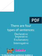 Four Sentence Types