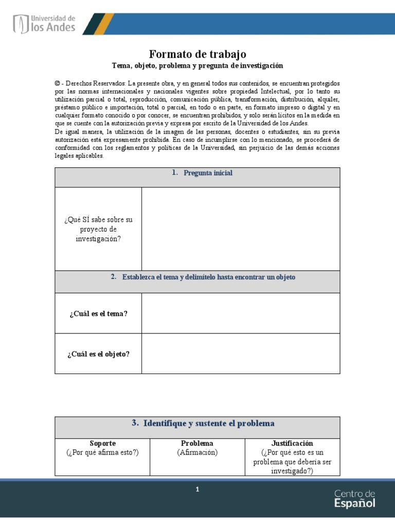 Formato Tema | PDF | Crecimiento personal y profesional | Artes del ...
