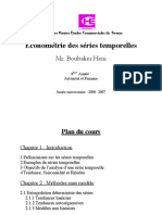 Econométrie Des Séries Temporelles: Mr. Boubaker Heni