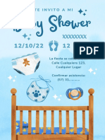 Baby Shower 12/10 Invitación
