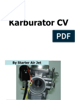 Karburator CV bagian dan fungsinya