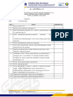 Formulir Checklist Syarat Sidang Proposal Kti