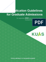 2023KUAS Application Guidelines Graduate