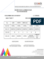 Horario de Clases