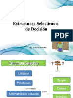 Clase 3. Estructuras Selectivas