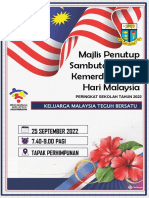 Buku Program Penutupan Bulan Kemerdekaan