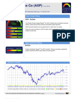 Stock Research Report For AXP As of 8/17/11 - Chaikin Power Tools