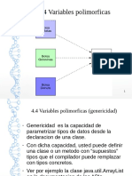 4.4 Variables Polimorficas (Plantillas)