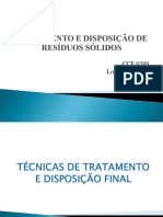 Tratamento e Disposição de Resíduos Sólidos - Unidade 8