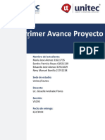 3.2 Primer Avance Metodología