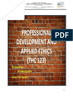 Course Pack in Professional Development and Applied Ethics THC123