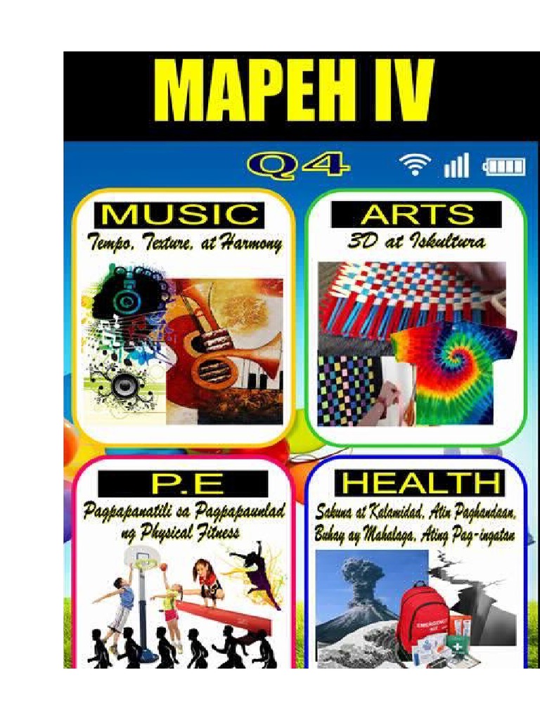 Display Board Mapeh 4 PDF