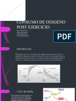 Consumo de Oxigeno Post Ejercicio