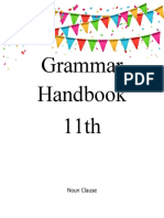 11th Grammar Handbook