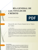 Teoria General de Los Tittulos de Creditos