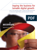 Accenture - 5° Estudio Global de Alto Rendimiento en la Industria de Medios y Entretenimiento