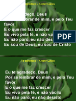 Te Agradeço - Kleber Lucas