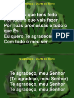 Te Agradeço - Diante Do Trono